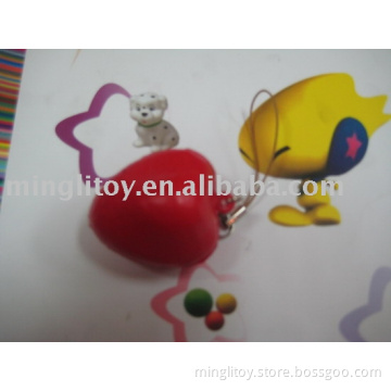 PU strawberry keychain